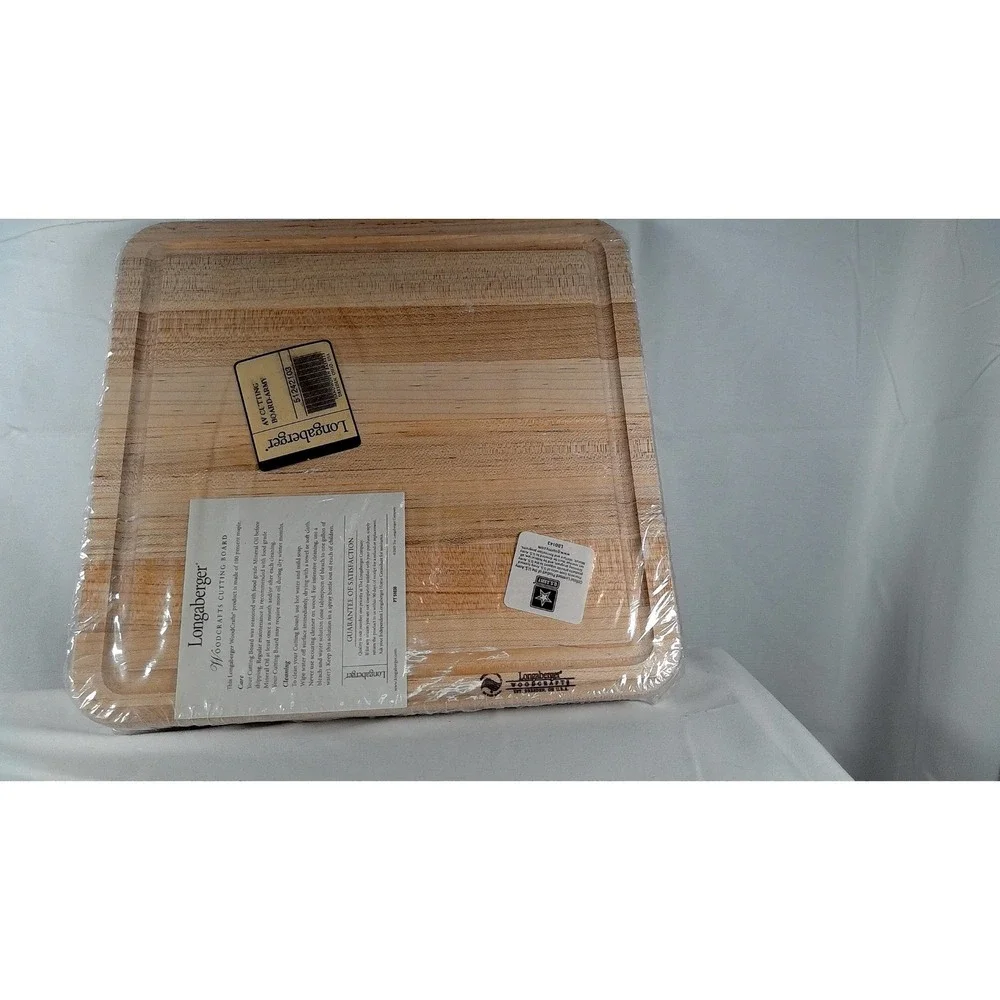 Longaberger American Valor U.S. Army Strong Woodcrafts Maple Cutting Board - NEW